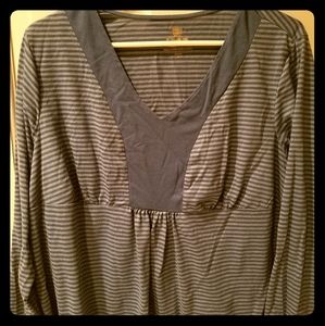 Faded Glory Blue Pullover Blouse